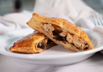Chausson salé poulet sans gluten