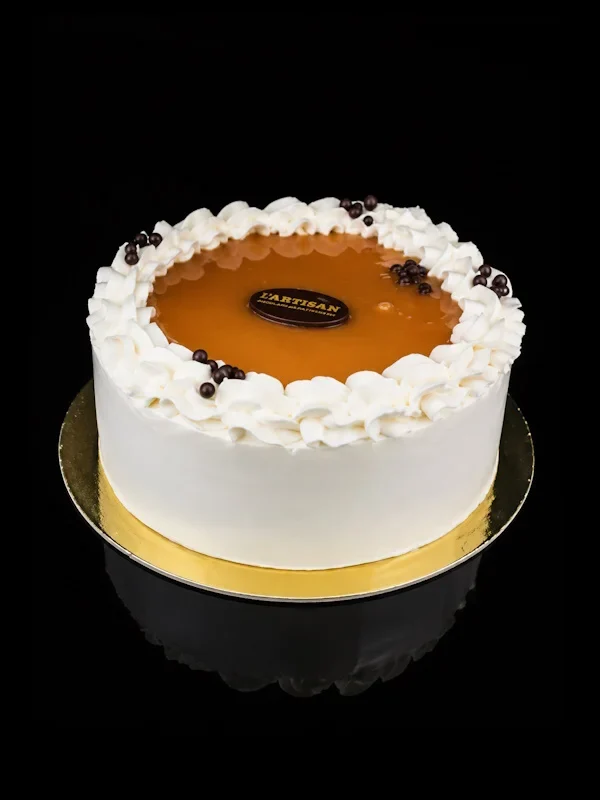 Gâteau vanille caramel sans gluten par L'Artisan Délices
